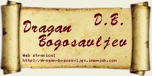Dragan Bogosavljev vizit kartica